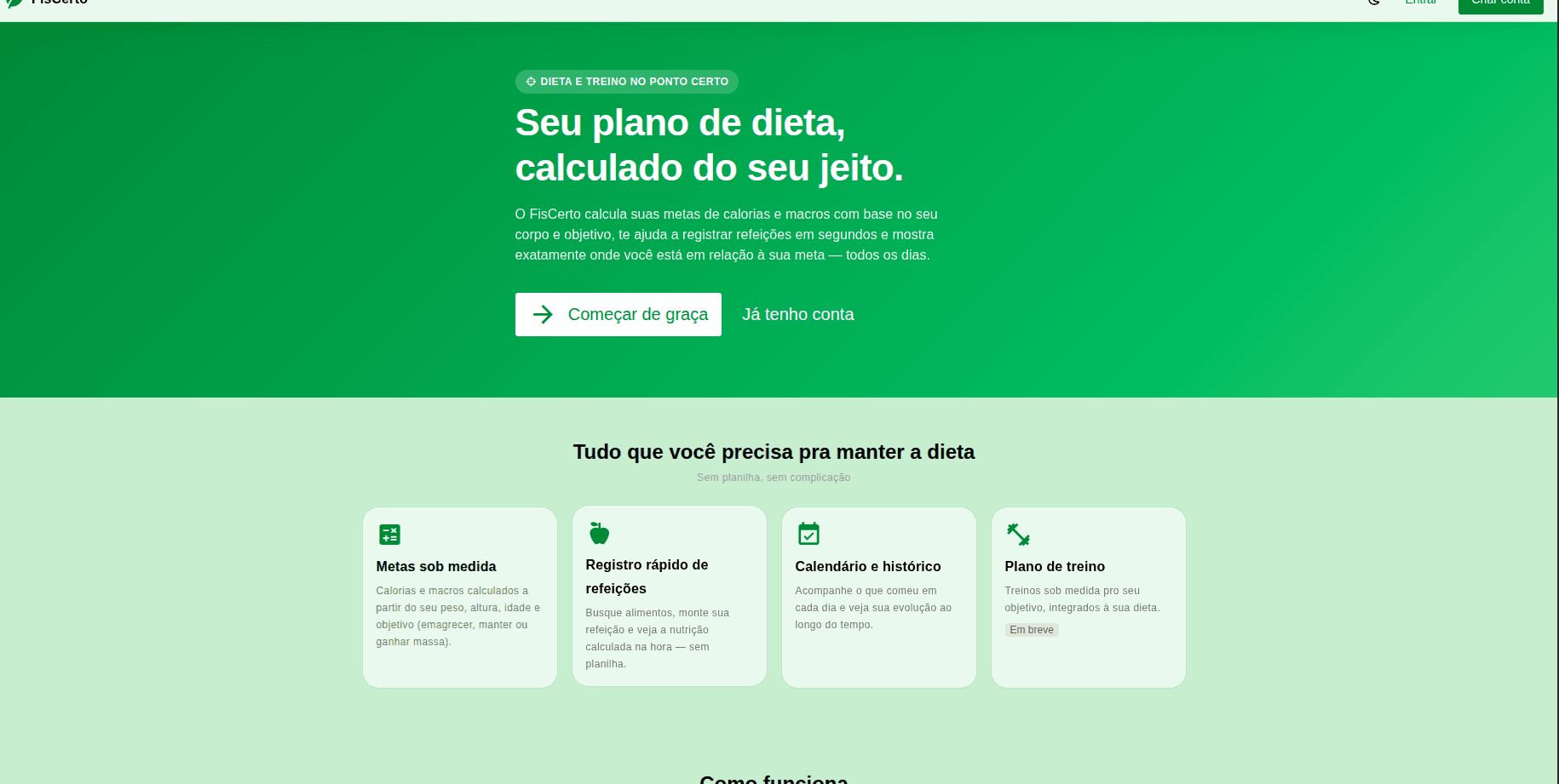 Screenshot do projeto FisCerto